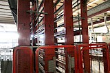 Vertical empty crate storage system Simonazzi for 792 + 264 crates