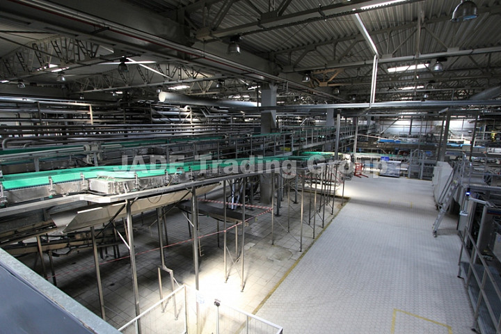Glass Line Krones 50 000 bph - Empty bottle conveyor system
