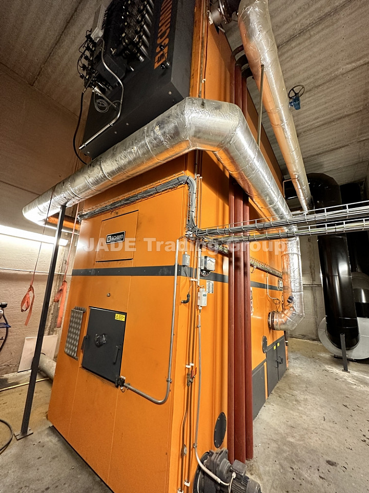 Hot water boiler plant Schmid 2400 kWth
