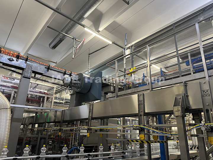 PET Bottle Production and Transportation Line With 2 SIPA SFL 4 Blow Moulders and VETRO Air Conveyor Line