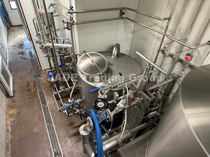 Braukon 2-vessel microbrewery - Extermal Wihrpool and Wort Boiler