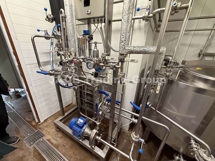 Braukon 2-vessel microbrewery - Wort Cooler