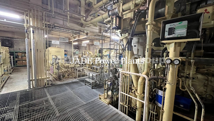 Mitsubishi 5.5 MW Gas Generator with Auxiliaries