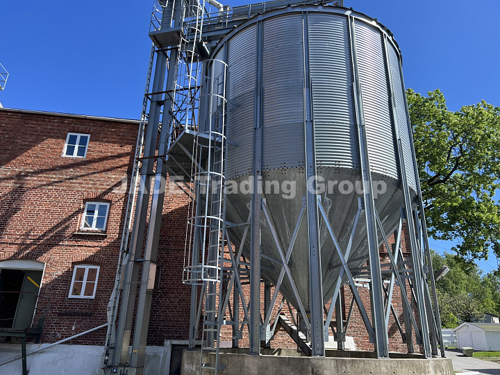 Modernized 200 hl Automated Brewery Malt Receiving Silo